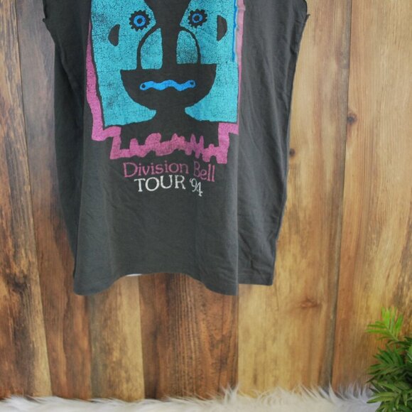 NWT Pink Floyd Concert Black Oyster Sleeveless Muscle Tee - Picture 3 of 6